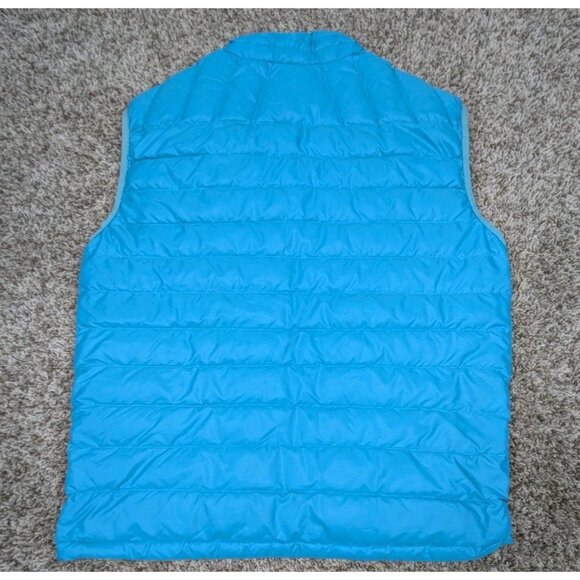Patagonia Down Sweater Vest Mens Medium Aqua Blue Puffer Goose Down Insulated - Picture 2 of 8
